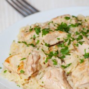 Le vrai risotto au poulet