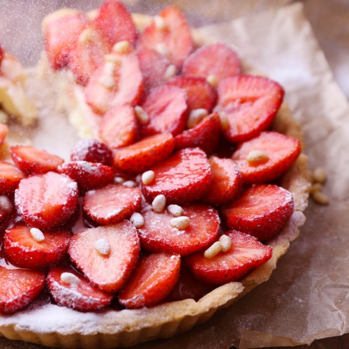 Recette Tarte aux fraises & au poivre