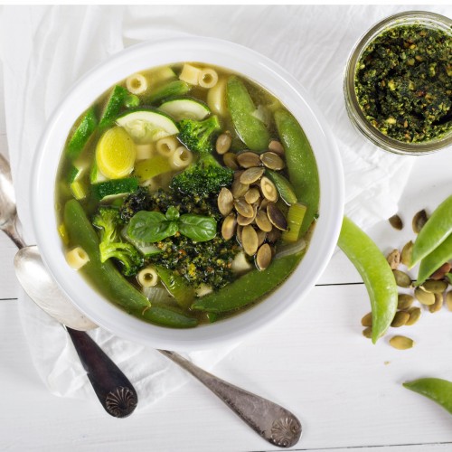 Recette Minestrone de légumes verts