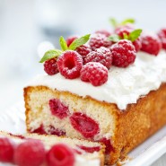 Gâteau au yaourt et aux framboises