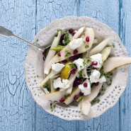 Salade de fenouil, poire et noisettes