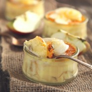 Crème aux oeufs et à la pomme