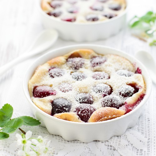 Recette Clafoutis aux cerises et amandes