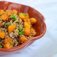 Assiettes de quinoa au potimarron rôti