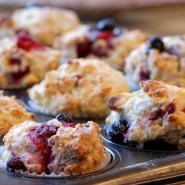 Muffins aux framboises