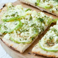 Pizzette de courgettes au chèvre