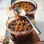 Clafoutis infusé au café et spéculoos