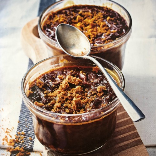 Recette Clafoutis infusé au café et spéculoos