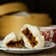 Petits pains vapeur façon Banh Bao farcis au poulet au curry