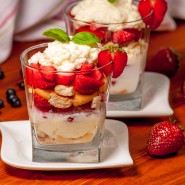 Trifle aux fraises