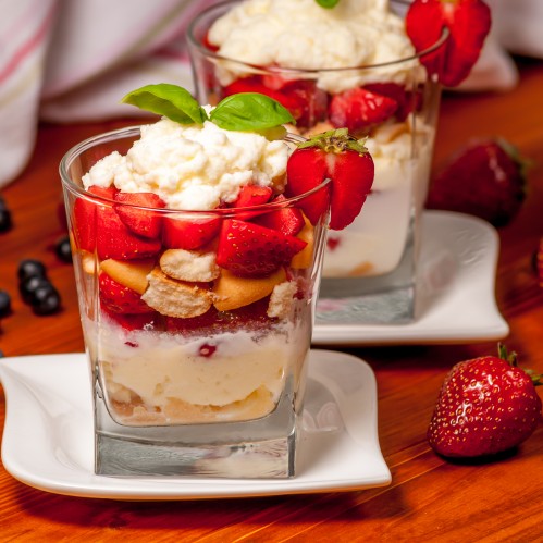 Recette Trifle aux fraises