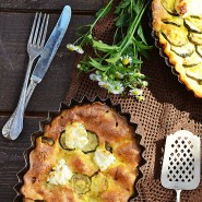 Tarte à la courgette et feta