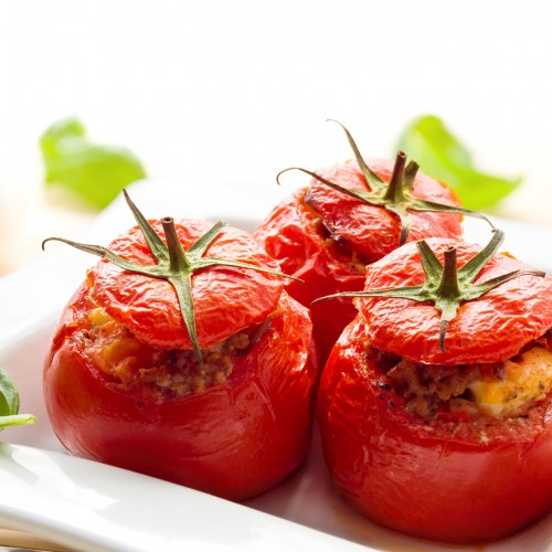 Recette Tomates farcies aux merguez