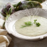 Soupe de légumes verts