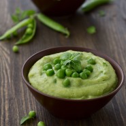 Polenta aux petits pois