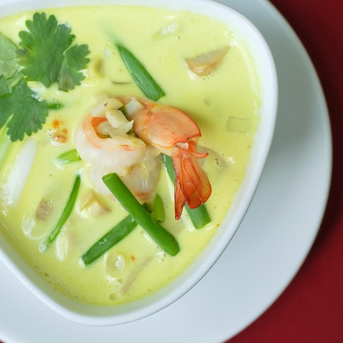 Recette Curry de crevettes au lait de coco