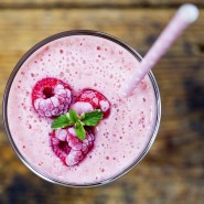 Milk shake framboises