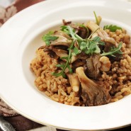 Risotto crémeux aux champignons