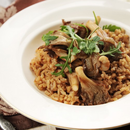 Recette Risotto crémeux aux champignons