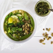 La soupe au pesto