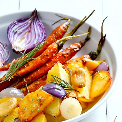 Recette Légumes grillés et potiron