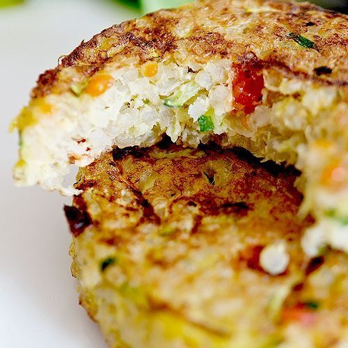 Recette Galettes Quinoa et petits légumes