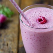 Milk-shake aux fruits rouges