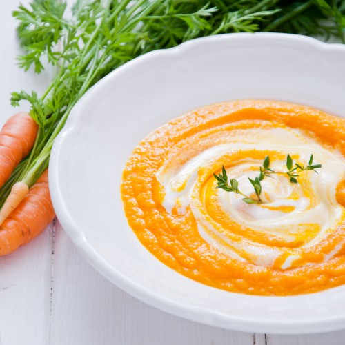 Recette Soupe de carotte à l'orange