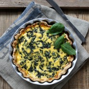 Quiche épinards, ricotta et sésame grillé