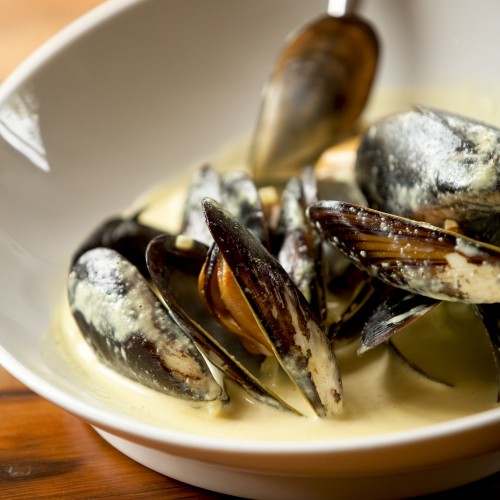 Recette Mes moules à la crème